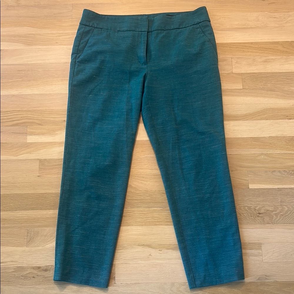 LOFT Teal Ankle Pants